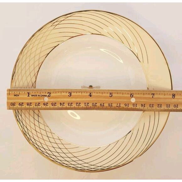 Mary Kay Golden Anniversary Bumble Bee 3 Piece Place Setting 2 Plates 1 Bowl - Picture 11 of 12